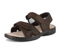 riemot Sandales en Cuir pour Homme - Sandale Sport bout Ouvert Extérieur Confortables et Respirantes - Chaussures d'été pour Randonnée Plage Marche ou Activités en Plein Air, Semelles Antidérapante,43
