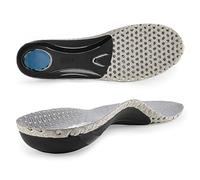 riemot Semelle Orthopédique pour Femme et Homme - Semelles Plantaires avec Soutien de Voûte et Confort pour Pieds, Soulagement de la Douleur, Épine Calcanéenne, Fasciite et Pied Plat,Gris,43 EU