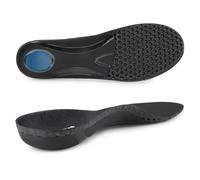 riemot Semelle Orthopédique pour Femme et Homme - Semelles Plantaires avec Soutien de Voûte et Confort pour Pieds, Soulagement de la Douleur, Épine Calcanéenne, Fasciite et Pied Plat,Noir,46 EU