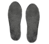 riemot Semelles Chaussures Confort Semelles en Véritable Laine d'agneau Semelle Chaussure Thermique d'hiver Semelle Intérieures Chaudes pour Chaussures Hiver Femme Hommes, Gris,EU 39