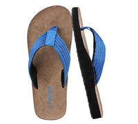 riemot Tongs Homme Confortables - Sandales Légeres, Antidérapantes, Tong Chaussures Été avec Support de Voûte Plantaire, Idéal Tongues pour Plage Piscine Jardin ou Loisirs Quotidiens, 43 EU