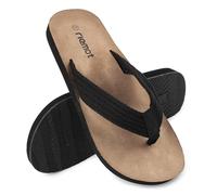 riemot Tongs Homme Confortables - Sandales Légeres, Antidérapantes, Tong Chaussures Été avec Support de Voûte Plantaire, Idéal Tongues pour Plage Piscine Jardin ou Loisirs Quotidiens, 44 EU
