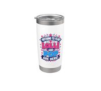 Rien à craindre Lolli et Pop sont là pour les couples assortis Gobelet isotherme en acier inoxydable double paroi