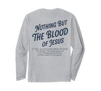 Rien d'autre Que Le Sang de Jésus en Lui, Nous n'avons la rédemption Manche Longue