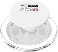 Rien de ce Que Je Fais Face Aujourd'hui n'est trop Grand pour Mon Dieu PopSockets PopGrip pour MagSafe