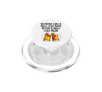 Rien de tel qu'une Bonne bière Froide après Une Bonne Boisson de bière Froide PopSockets PopGrip pour MagSafe