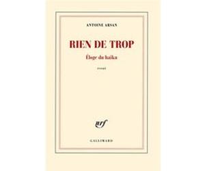 Rien de trop Antoine Arsan (Auteur)