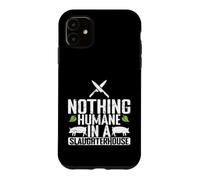 Rien d'humain dans Un Abattoir Coque pour iPhone 11