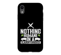 Rien d'humain dans Un Abattoir Coque pour iPhone XR