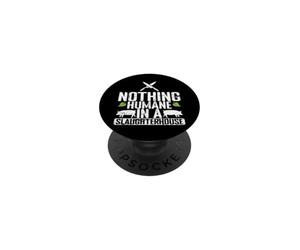 Rien d'humain dans Un Abattoir PopSockets PopGrip Adhésif