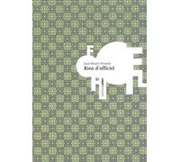 Rien d'officiel - Jean-Marie Piemme - Aden Belgique - broché - Roman