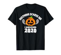 Rien ne me Fait Peur, J'Ai survécu à 2020 - Ghost Pumpkin Halloween T-Shirt