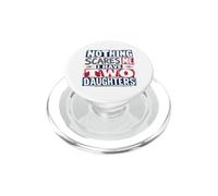 Rien ne m'effraie, J'Ai Deux Filles pour Lights PopSockets PopGrip pour MagSafe