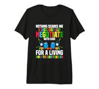 Rien ne m'effraie Professeur Montessori T-Shirt Haut de Gamme