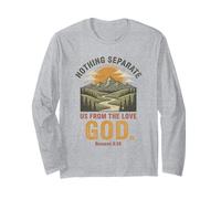 Rien ne Nous sépare de l'amour de Dieu Romains 8:39 Hommes Manche Longue