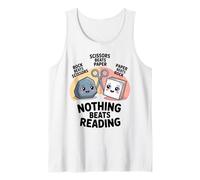 Rien ne Vaut la Lecture - Ciseaux à Papier Amusants pour Amateurs de Livres Débardeur