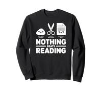 Rien ne Vaut la Lecture - Ciseaux à Papier Amusants pour Amateurs de Livres Sweatshirt