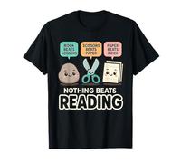 Rien ne Vaut la Lecture - Ciseaux en Papier Amusants pour Amateurs de Livres T-Shirt