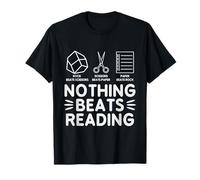 Rien ne Vaut la Lecture de Ciseaux à Papier Amusants pour Les Amateurs de Livres T-Shirt
