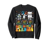 Rien ne Vaut la Lecture de Ciseaux en Papier pour Les Amateurs de Livres Sweatshirt