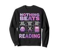 Rien ne Vaut la Lecture Pierre Papier Ciseaux Amoureux des Sweatshirt