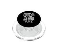 Rien ne Vaut la Sensation d'une Porte d'entrée verrouillée Witty PopSockets PopGrip pour MagSafe