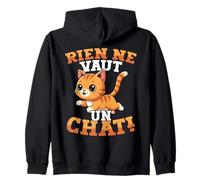 Rien Ne Vaut Un Chat Mignon pour Fan Félin Sweat à Capuche