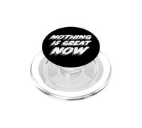 Rien n'est génial Maintenant | Politique américaine PopSockets PopGrip pour MagSafe