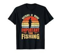 Rien n'est Plus Important Que la pêche T-Shirt Graphique avec Valeur