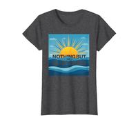 Rien Que Le Ciel Bleu - Sunny Optimism T-Shirt, Femme, Chiné Foncé, 3XL