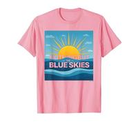 Rien Que Le Ciel Bleu - Sunny Optimism T-Shirt, Homme, Rose, XL