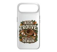 Rien Trouvé on Revient Demain Humour Cueilleur Cèpes Coque pour iPhone Air