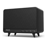 RIENOK Enceinte Bluetooth, 40W Enceinte Puissante, Tweeter et Woofer 24H, Haut Parleur Bluetooth 5.3, Port Clé USB, AUX et TF Carte, 64Go, Appels Mains Libres, pour Maison, Fêtes Soirées, Noir