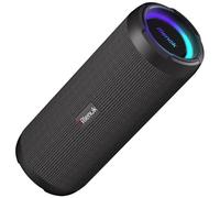 RIENOK Enceinte Portable Bluetooth, 40W Enceinte Puissante, Haut Parleur Bluetooth 5.3, 30H, IPX7, Port AUX et TF Carte, pour Fêtes Soirées Voyage Extérieur, Noir