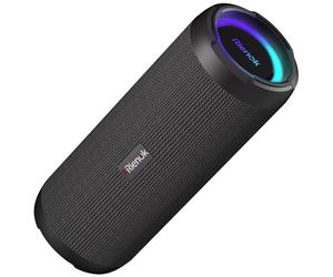 RIENOK Enceinte Portable Bluetooth, 40W Enceinte Puissante, Haut Parleur Bluetooth 5.3, 30H, IPX7, Port AUX et TF Carte, pour Fêtes Soirées Voyage Extérieur, Noir