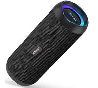 RIENOK Enceinte Portable Bluetooth aux Basses Renforcées, 30H, Bluetooth 5.3, 30W Enceinte Puissante, IPX7, AUX, TF Carte, pour Fêtes/Voyage/Extérieur, Noir