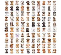 Rieoany 200 Autocollants Graffitis Chiots Mignons, Autocollant Animaux, Stickers Velo Enfant, Décorations Pour Moto, Bagages, Ordinateur Portable, Téléphone, Skateboard