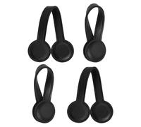 Rieoany Lot de 2 Porte-Serviettes Magnétiques en Cuir, Accroche Torchon Cuisine, Cuisine et Accessoires de Salle de Bain, Clips Magnétiques en PU Cuir pour Serviettes et Torchons