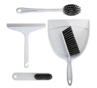 Rieoany Lot de 5 Balayette Pelle Ensemble, Pelle Balayette, Idéal pour Éliminer la Poussière, Les Salissures et Les Miette, Facile à Ranger et Pratique à Utiliser