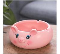 Rieort Cendriers Cendrier en Forme de Cochon cendrier en résine cendrier d'intérieur personnalisé créatif pour cendriers de Table de Bureau à Domicile