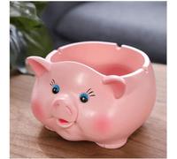 Rieort Cendriers Cendrier en Forme de Cochon cendrier en résine cendrier d'intérieur personnalisé créatif pour cendriers de Table de Bureau à Domicile