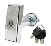 Rierdge Verrou de distributeur automatique avec poignée en T et clés pour machine à bonbons (clé différente)