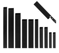 Rierousy 10 Pièces Fourreau de Haute Qualité, Protege Lame de Qualité, Protection de Lame Avec Doublure en Velours, Kit Universel de Protection pour de Couteaux Général