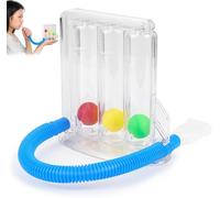 Rierousy Appareil Respiratoire, Entraîneur Respiratoire Profond Avec 3 Balles Colorées et Embout Buccal pour la Thérapie du Langage et la Fonction Pulmonaire