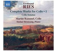 Ries – Intégrale des œuvres pour violoncelle Vol. 1 : Sonates – CD – NAXOS