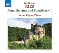 Ries: Piano Sonatas & Sonatinas Vol 1 / Susan Kagan [CD] NEUF