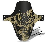 Riesel Design® 1 Garde-Boue Mudguard - KOL:OSS - XL MTB avec Serre-câbles - Garde-Boue élégant pour VTT - Protection Anti-éclaboussures pour Toutes Les Tailles de Roues - 2023/24 (Alpine)