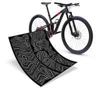 Riesel Design® - Frame:Guard Protection de Cadre de vélo - Film de Protection élégant pour Cadre de vélo - 17 Formes Autocollantes pour Tout Le Cadre - höhenlinien White