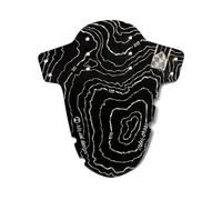 Riesel Design - Garde-boue avant de vélo pour protection du visage et de la fourche de suspension - Ajustement sûr pour vélo de cyclocross et de gravier, tailles de roues jusqu'à 28" - Criss:Cross