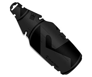 Riesel Design® Garde Boue Rit:ZE L- Garde Boue arrière Plus pour la Selle, Montage sur Les Rails de Selle, Facile à Installer, Made in Germany - Stealth, Taille Unique
